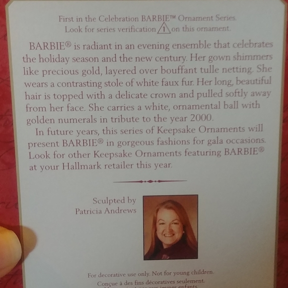 Vintage 2000 Special Edition Barbie collectors 1st in series - Picture 2 of 3